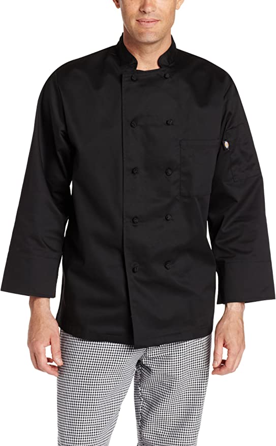 Dickies Long Sleeve Plain Professional Chef Uniform Shirt Top